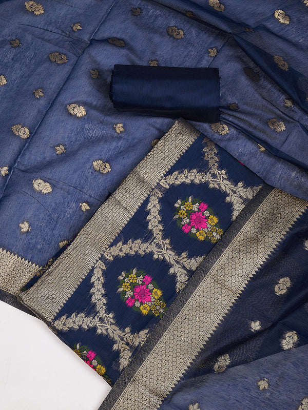 Women’s Cotton Unstitched Suit Set | Elegant Ethnic Ensemble