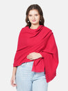 Solid Woolen Women Stole | Classic Minimal Wrap (80 × 28 Inches)