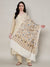 Woolen Women Shawl with Traditional Bird & Floral Jaal Motifs and Ornate Woven Border (80 x 40 Inches)