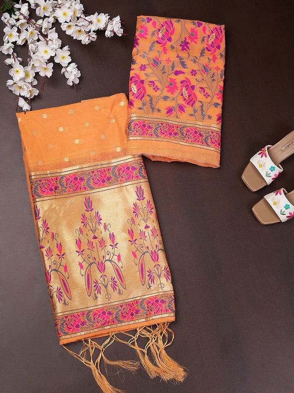 Women’s Cotton Unstitched Suit Set | Elegant Ethnic Ensemble