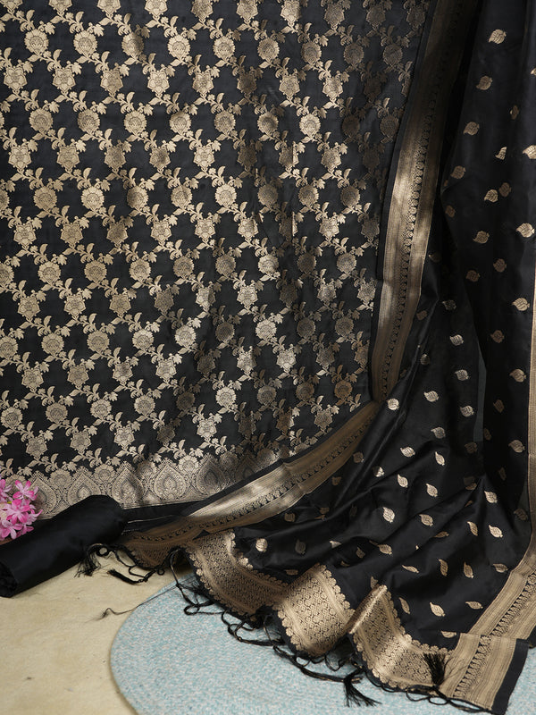 Women’s Cotton Unstitched Suit Set | Elegant Ethnic Ensemble