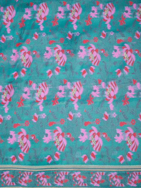 Women’s Cotton Unstitched Suit Set | Elegant Ethnic Ensemble