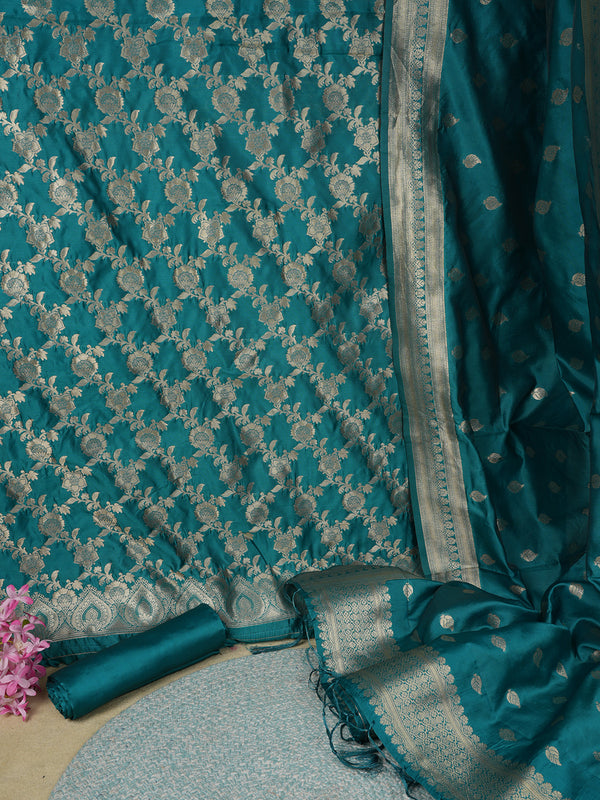 Women’s Cotton Unstitched Suit Set | Elegant Ethnic Ensemble