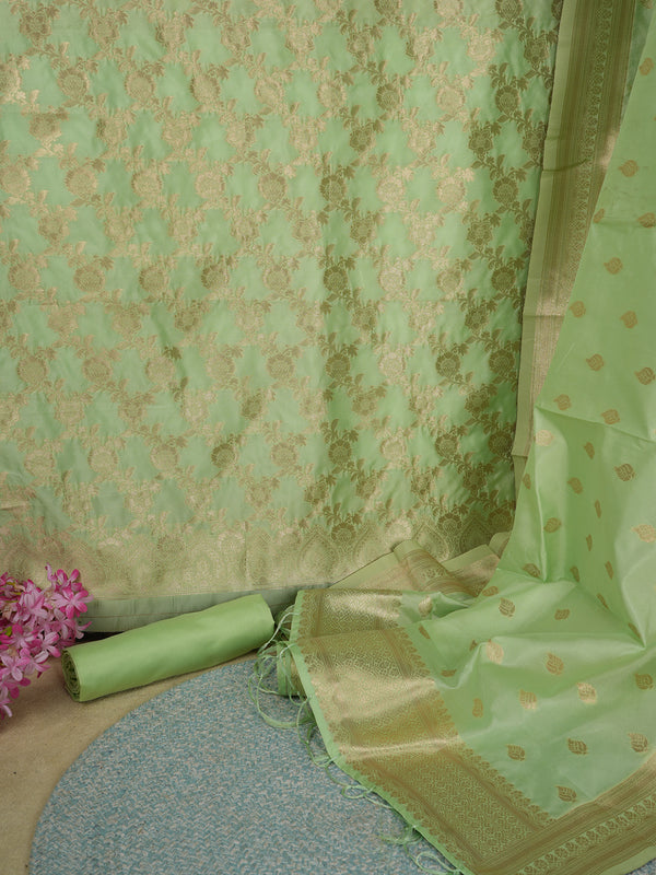 Women’s Cotton Unstitched Suit Set | Elegant Ethnic Ensemble