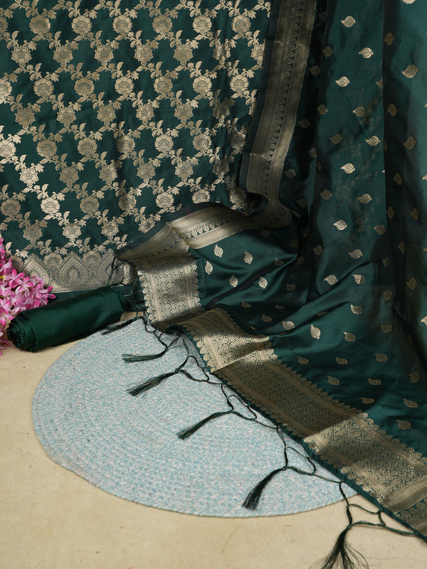 Women’s Cotton Unstitched Suit Set | Elegant Ethnic Ensemble