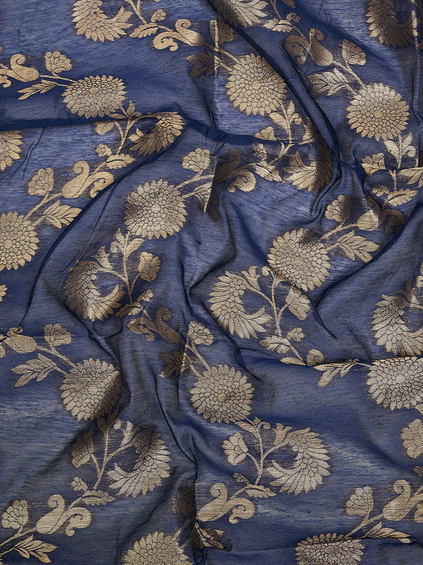 Women’s Banarasi Silk Unstitched Suit Set | Luxurious Ethnic Ensemble