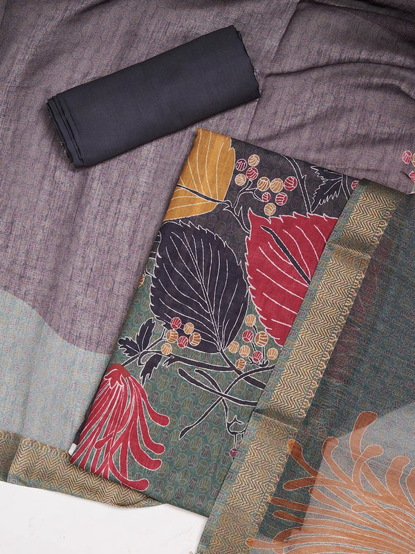 Women’s Linen Unstitched Suit Set | Elegant Ethnic Ensemble