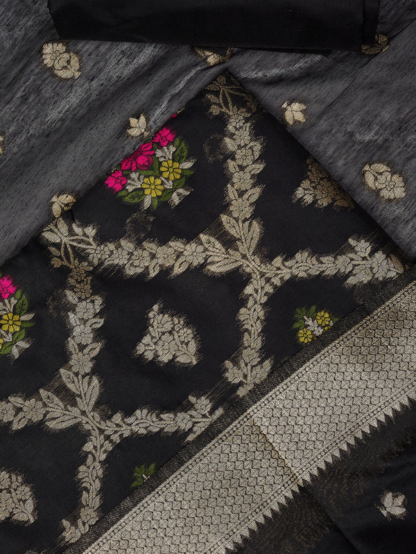 Women’s Cotton Unstitched Suit Set | Elegant Ethnic Ensemble