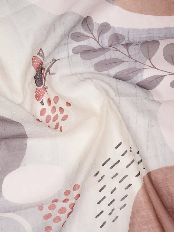 Women’s Linen Unstitched Suit Set | Elegant Ethnic Ensemble