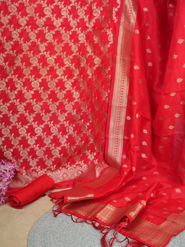 Women’s Cotton Unstitched Suit Set | Elegant Ethnic Ensemble