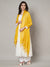 Elegant Yellow Cotton Dupatta with Subtle Woven Stripes & Tassel Detailing (Size: 2.5x1 m Approx)