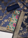 Women’s Banarasi Silk Unstitched Suit Set | Luxurious Ethnic Ensemble