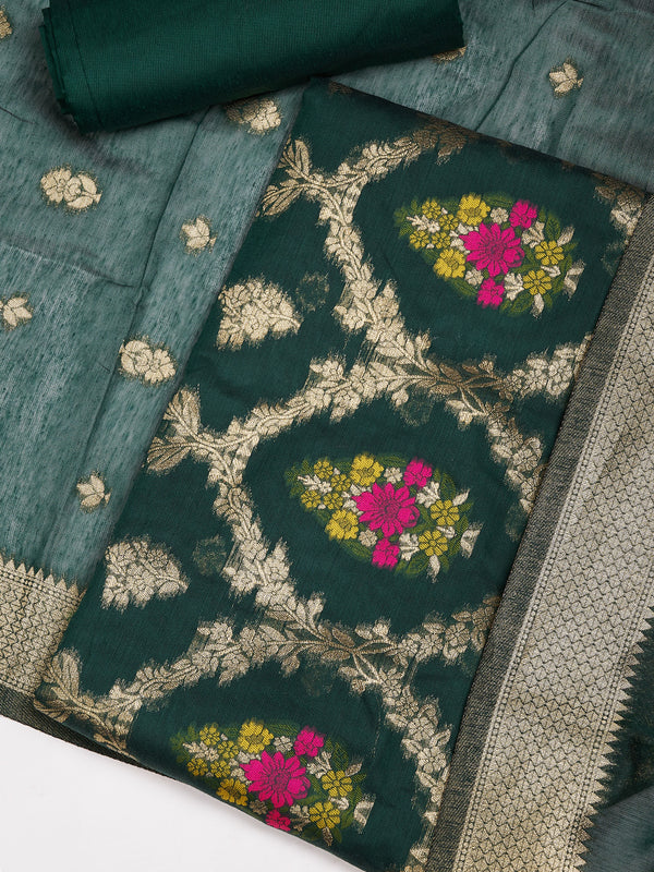 Women’s Cotton Unstitched Suit Set | Elegant Ethnic Ensemble