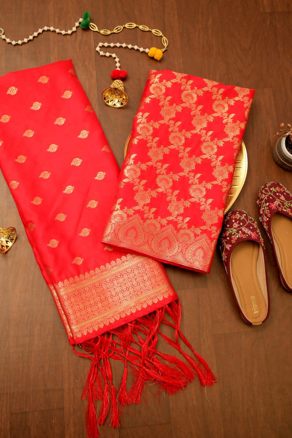 Women’s Cotton Unstitched Suit Set | Elegant Ethnic Ensemble