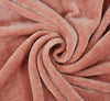 Super Soft Solid Velvet Finish Coral Flannel AC Blanket (Size: 90 x 90 Inches) Blanket My Store