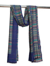 Reversible Woolen Mens Stole with Classic Striped Weave | Elegant Winter Wrap (80 × 28 Inches)