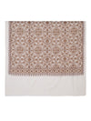 Woolen Mens Shawl with Intricate Traditional Motif & Ornate Woven Border | 80 x 40 Inches