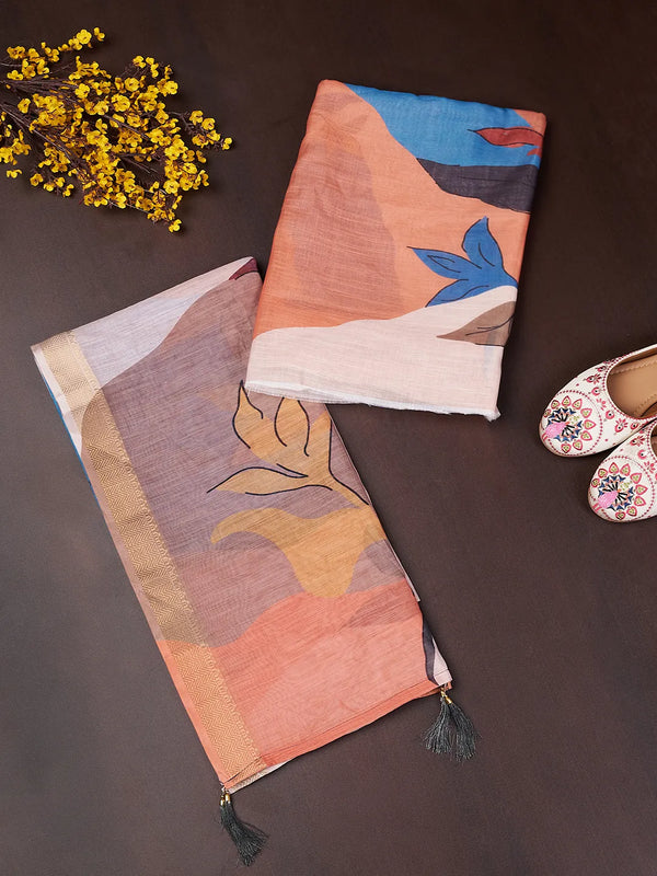 Women’s Linen Unstitched Suit Set | Elegant Ethnic Ensemble