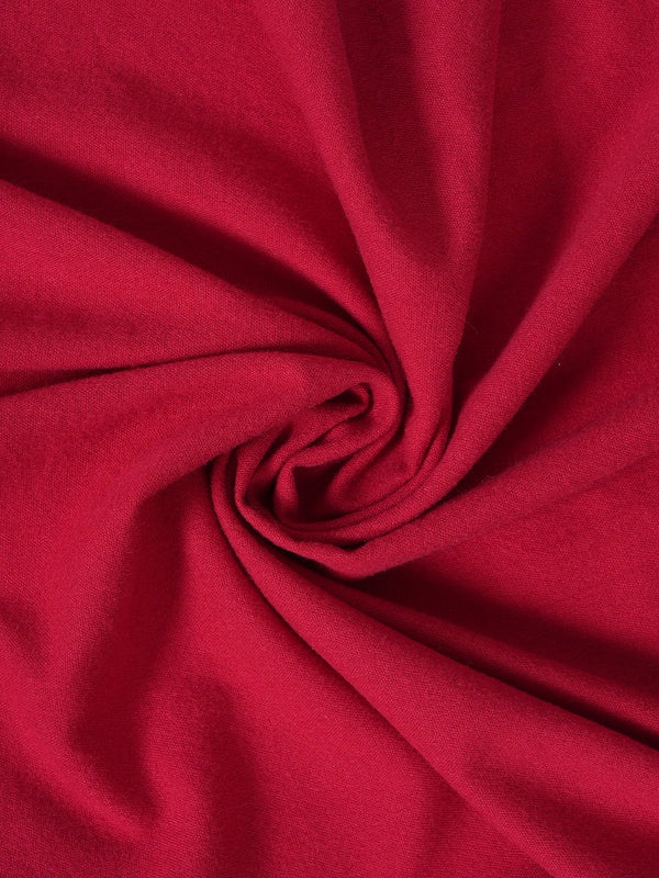 Solid Woolen Women Stole | Classic Minimal Wrap (80 × 28 Inches)