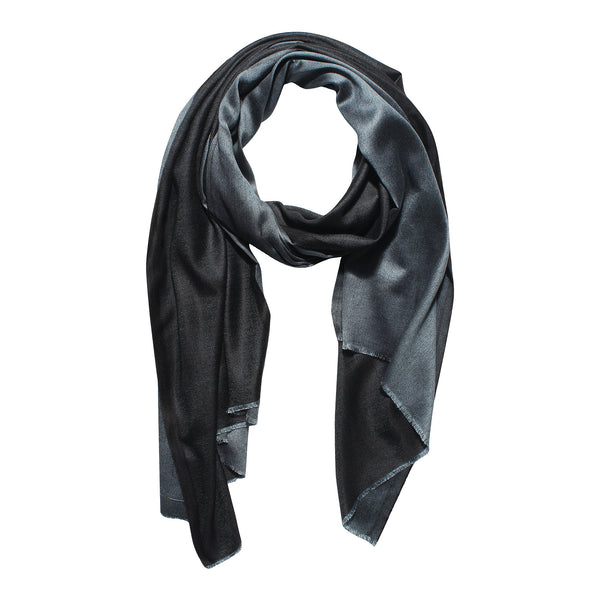 Reversible Bamboo Silk Women Stole | Elegant Dual-Tone Statement Wrap (80 × 28 Inches)