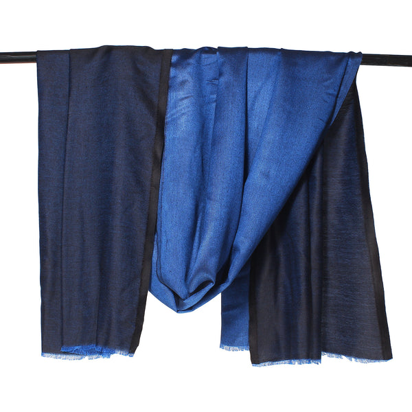 Reversible Bamboo Silk Women Stole | Elegant Dual-Tone Statement Wrap (80 × 28 Inches)