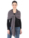 Micro Wool Solid Women Stole | Lightweight Essential (80 × 28 Inches)