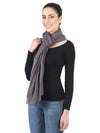 Micro Wool Solid Women Stole | Lightweight Essential (80 × 28 Inches)