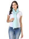 Micro Wool Solid Women Stole | Lightweight Essential (80 × 28 Inches)