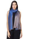 Reversible Bamboo Silk Women Stole | Elegant Dual-Tone Statement Wrap (80 × 28 Inches)