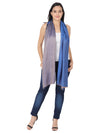 Reversible Bamboo Silk Women Stole | Elegant Dual-Tone Statement Wrap (80 × 28 Inches)