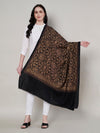 Woolen Women Shawl with Intricate Traditional Motif & Ornate Woven Border | 80 x 40 Inches