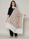 Woolen Women Shawl with Intricate Traditional Motif & Ornate Woven Border | 80 x 40 Inches