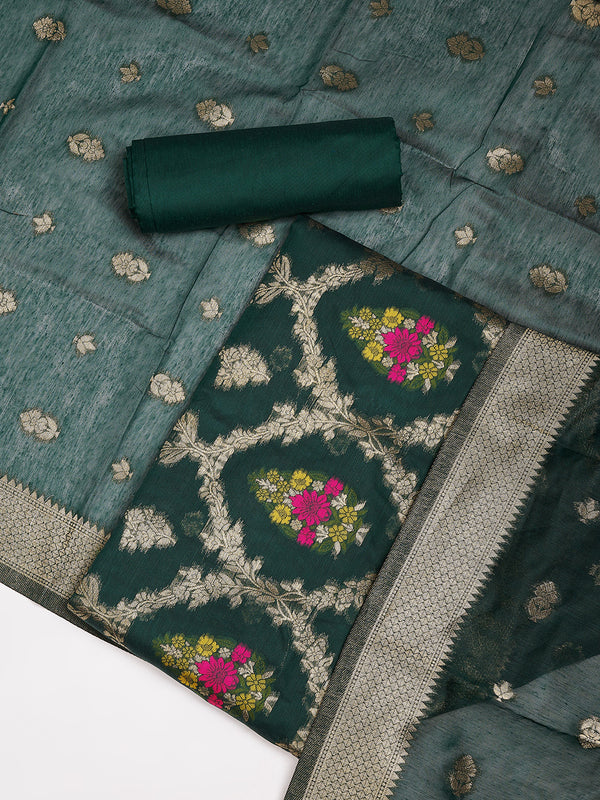 Women’s Cotton Unstitched Suit Set | Elegant Ethnic Ensemble