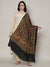 Woolen Women Shawl with Traditional Bird & Floral Jaal Motifs and Ornate Woven Border (80 x 40 Inches)