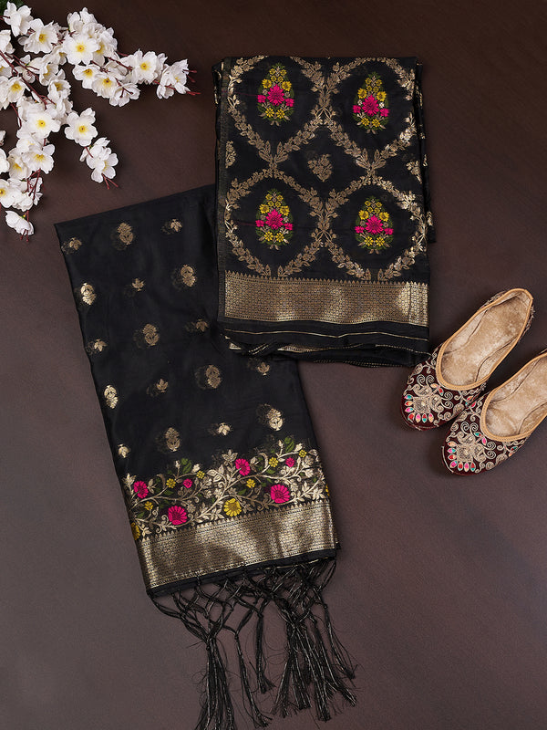 Women’s Cotton Unstitched Suit Set | Elegant Ethnic Ensemble