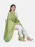 Green Banarasi Silk Dupatta with Elegant Woven Floral Jaal (Size: 2.5x1 m Approx)