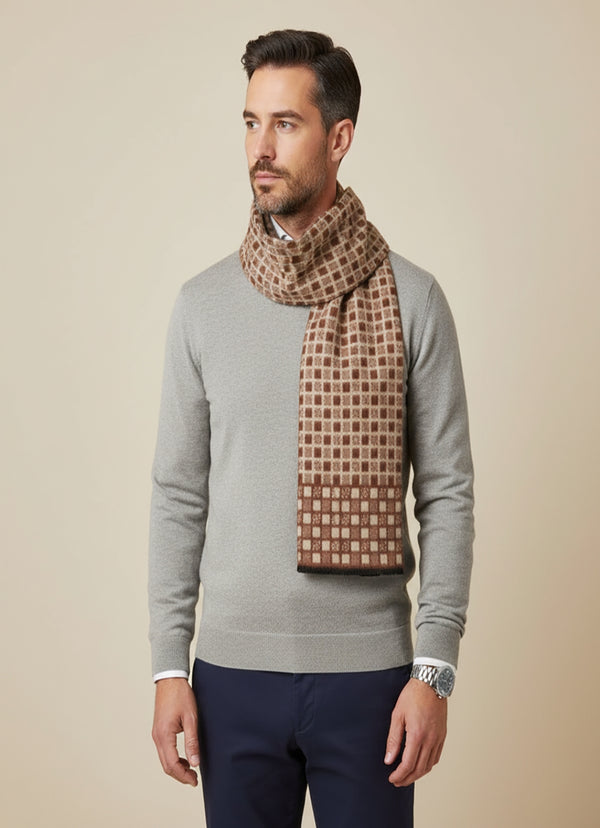 Reversible Woolen Acrylic Muffler | Classic Winter Essential (70 × 12 Inches)