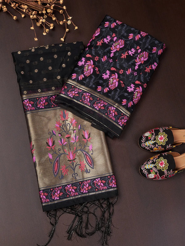 Women’s Cotton Unstitched Suit Set | Elegant Ethnic Ensemble