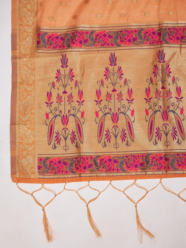 Women’s Cotton Unstitched Suit Set | Elegant Ethnic Ensemble