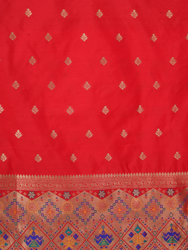 Women’s Banarasi Silk Unstitched Suit Set | Luxurious Ethnic Ensemble