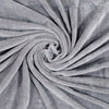 Super Soft Solid Velvet Finish Grey Flannel AC Blanket (Size: 90 x 90 Inches) Blanket My Store 
