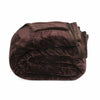 Super Soft Solid Velvet Finish Chocolate Brown Flannel AC Blanket (Size: 90 x 90 Inches) Blanket My Store 
