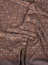 Woolen Mens Shawl with Intricate Traditional Motif & Ornate Woven Border | 80 x 40 Inches