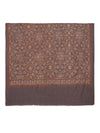 Woolen Mens Shawl with Intricate Traditional Motif & Ornate Woven Border | 80 x 40 Inches