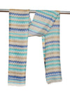 Woolen Zig-Zag Moonlight Zari Women Stole | Traditional Winter Wrap (80 x 28 Inches)
