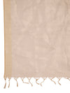 Soft Gold Cotton Silk Dupatta with Subtle Woven Texture (Size: 2.5x1 m Approx)