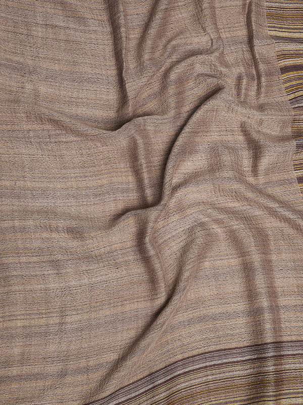 Reversible Woolen Mens Stole with Classic Striped Weave | Elegant Winter Wrap (80 × 28 Inches)