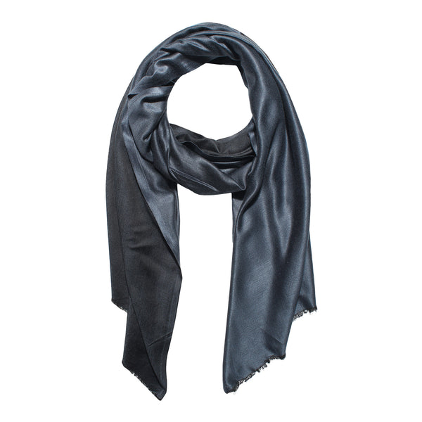 Reversible Bamboo Silk Women Stole | Elegant Dual-Tone Statement Wrap (80 × 28 Inches)