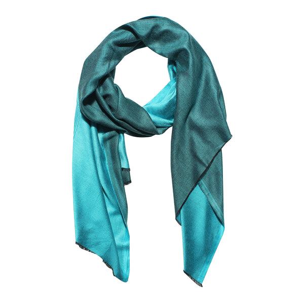 Reversible Bamboo Silk Women Stole | Elegant Dual-Tone Statement Wrap (80 × 28 Inches)