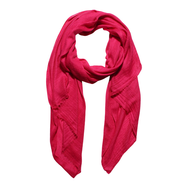 Micro Wool Solid Women Stole | Lightweight Essential (80 × 28 Inches)